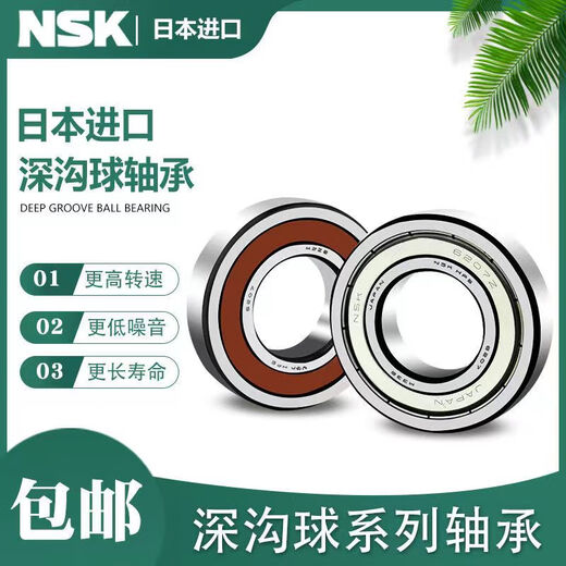 NSK Elektrisches Dreiradlager 6001 6002 6200 6201 6202 6300 6301 Z RS 6203Z Eisenabdeckung Dichtung