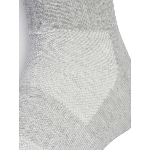 Adidas (adidas) calcetines masculinos y femeninos 2025 entrenamiento casual de otoño triples pares que corren elásticos calcetines deportivos transpirables elásticos jc9273 jc9272/negro, blanco y gris/tres parejas s