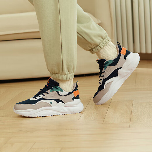 361 Men's Sports Shoes Yunshu 3 Winter Retro Mesh Thick Sole Commuting Casual Dad Shoes Men 672316706-5