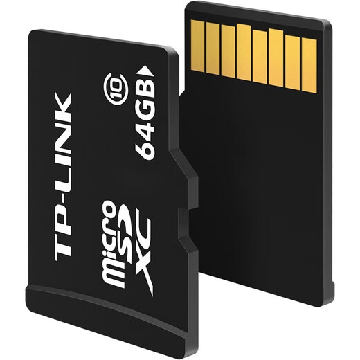 普联（TP-LINK）64GB存储卡 Micro SD内存卡 视频监控摄像头专用 读速Class10 TF卡 兼容多设备 TL-SD64L