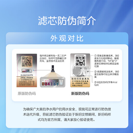 美的净水器机10英寸PP棉活性碳滤芯MRO1583C-400G 1683C 1599-400 【10寸_PP+PP+C+大扳手】