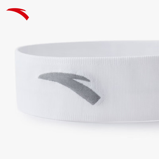 ANTA headband for men and women, winter running, non-slip, lightweight, breathable, sweat-absorbent sweatband, sports headband, Pilates headband, headband, high elasticity, soft, white-2