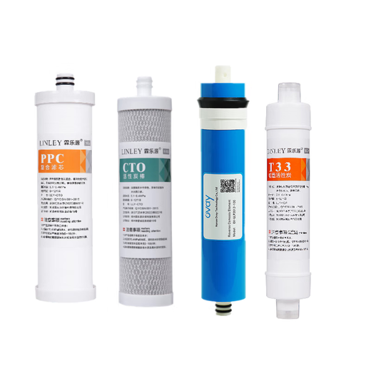 Linleyuan Adecuado para el elemento de filtro de purificador de agua Qinyuan KRT2800/3820/3800/3890PC COMPUESTO Elemento de filtro compuesto RO Osmosis inversa PPC Elemento de filtro compuesto + Membrana de ultrafiltración UF + T33