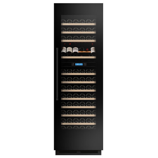 Faseeny ultra-thin fully embedded wine cabinet constant temperature wine cabinet embedded beverage tea cabinet home decoration supporting wine storage cabinet refrigerated fresh cabinet beer cabinet constant temperature and humidity cigar cabinet glass door/dual zone wine cabinet 100 bottles