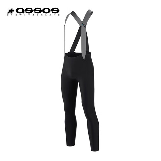 ASSOS Double Arrow Road Cycling Pants Men's Assos Winter Velvet Bib Warm Trousers GT Comfort Style Black L