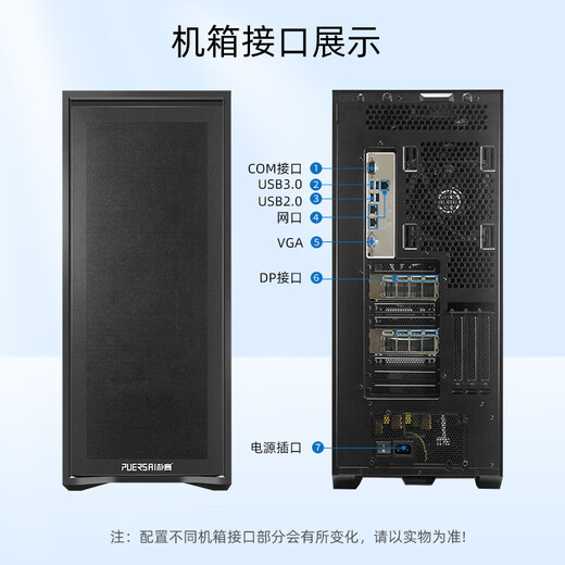 Park Sai single-channel AMD EPYC Xiaolong 9754/9654DeepSeek Deployment Graphic rendering/Simulation calculation/CPU rendering/Finance element calculation CFD server workstation main Single-channel 9654 96 core 192 threads 256G memory T400 4G1T solid