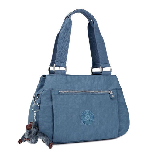 
Kipling Kaipulin new women's bag, single shoulder crossbody bag, large capacity cloth bag, ultra-light k15257 gray and blue