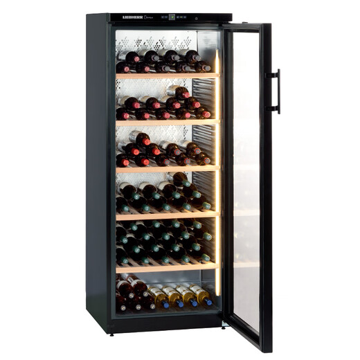 LIEBHERR Germany Liebherr wine cabinet constant temperature wine cabinet WKb4112 household single door ice bar vertical wine display cabinet official direct sales original imported WKb4112 wine cabinet 373L