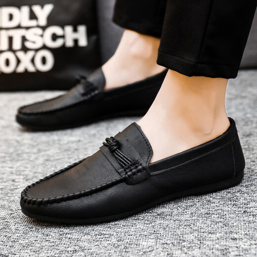 Zapatos de gorro de carpintería de carpintería para hombres 2025 nuevos zapatos de primavera para hombres británicos zapatos de cuero casual de cuero de hombres británicos