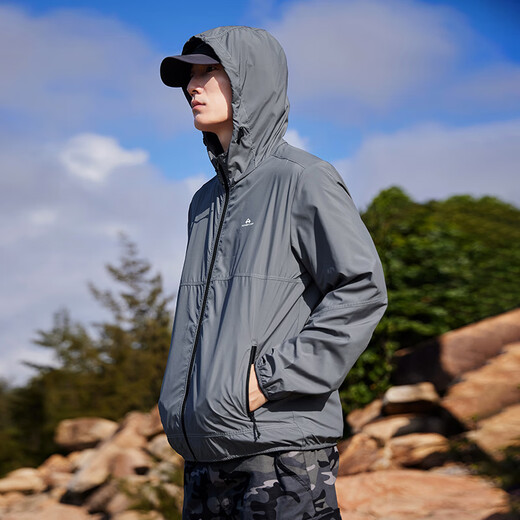 Pathfinder sun protection clothing for men, UV protection, summer outdoor fishing sun protection clothing, ice silk breathable jacket, obsidian lime XL