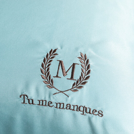 Yalu washed ice silk pillow, five-star hotel cervical pillow for adult sleeping, household single and double pillow cores, one pair, pillow core + pillowcase, lilac orchid M 48*74cm, one pack