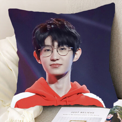 Chengdu AG Super Wanhui Yinuo peripheral pillow photos customized electric cushion pillow best friend student day gift 18 (same picture on both sides - baby down) 45*45 cm (85% of buyers - including pillow core)