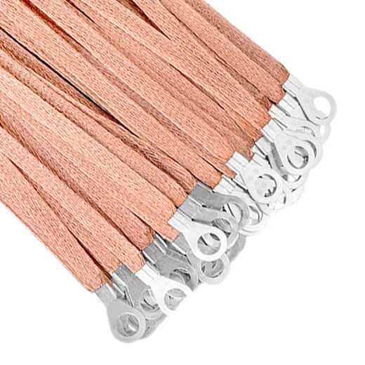 Zhizhan Xuxin bridge grounding cable soft copper jumper 2.5 square meters 18mm in the nose hole of the wire at both ends