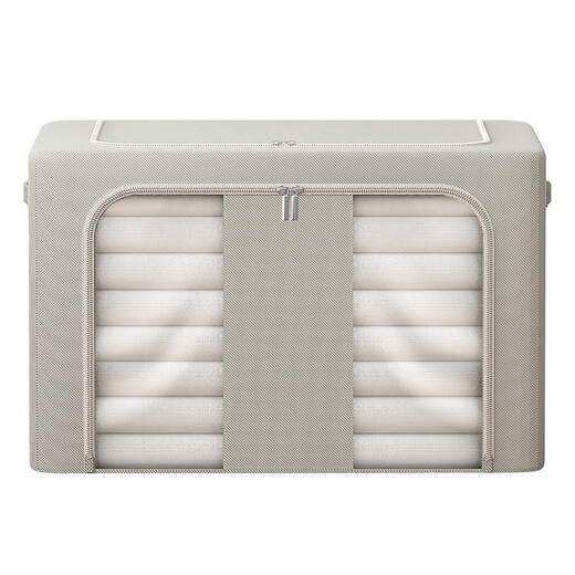 Chenzhi Shangpin Oxford cloth storage box double window fabric folding storage clothes quilt storage box storage box seasonal hundred boxes gray 100L (60*42*40cm)