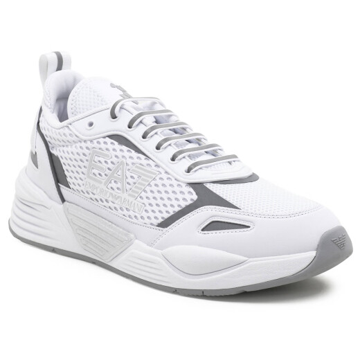 ARMANI/Armani EA7 Men's mesh breathable fashionable casual sports low top shoes X8X159 XK379 White C679 42