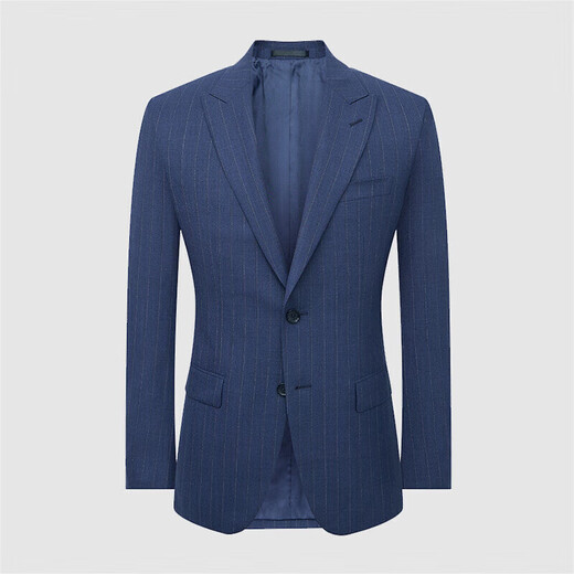 Angel Bird Men's Suit (Single Top) Business Commuting Two-Button Wool Suit KEBB231010U Blue 50A