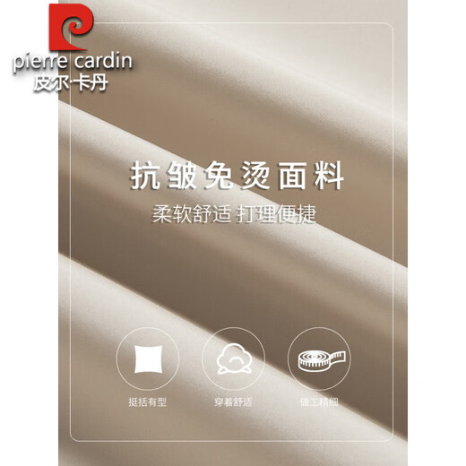 皮尔卡丹高端马甲男春秋款外穿2024商务休闲立领马夹中年男士坎肩父亲外套 米色 175/92A 【建议体重125-140斤】