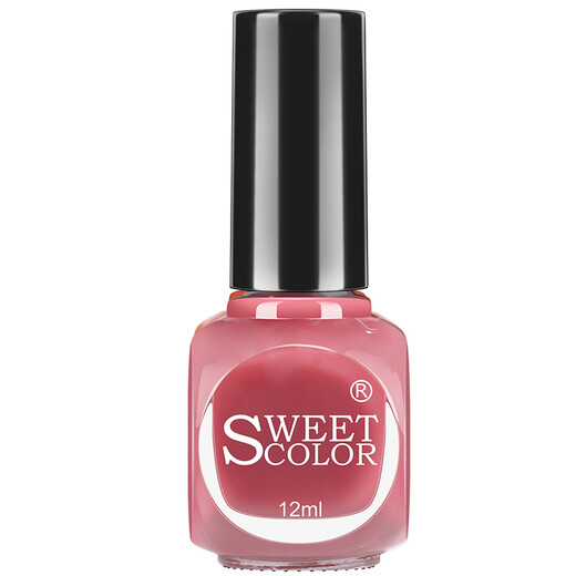 Sweet Color odorless no-bake nail polish hibiscus flower language 12ml non-tearable nail polish long-lasting nude nail polish long-lasting
