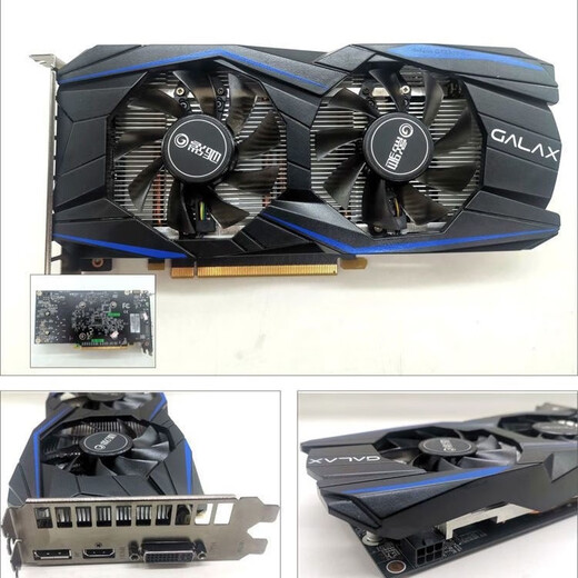 
Jimu Second-hand Colorful Asus GTX750ti 960 1050ti 2G4G1060 desktop computer independent gaming graphics card Colorful Asus Movie Cycling MSI GTX1060 6G 6pin