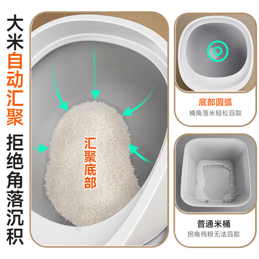 Best Helper Rice Bucket 2025 New Insect-proof Rice Storage Box Moisture-proof Sealed Rice Cylinder Rice Container Kitchen Utensils Food-Grade Noodle Bucket