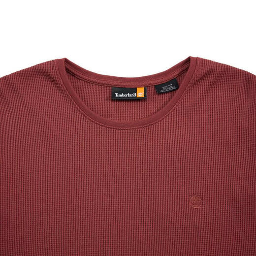 Timberland 2024 Women's WAFFLE LONG SLEEVE TEE Knitted Long Sleeved T-shirt A6187-EFU S