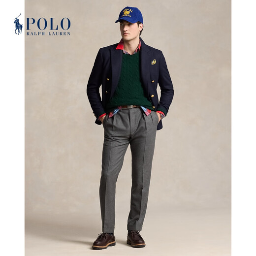Polo Ralph Lauren Men and women's classic standard version of cobble knitted sweater RL15909 300-green M large