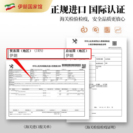 歌狮坦伊朗藏红花精选优质番红花全红长丝泡水养身茶 当季新花 送礼佳选 黑金轻奢礼盒6g