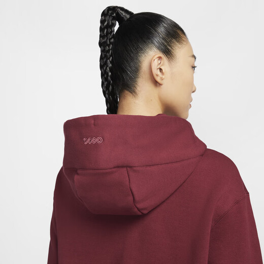 【8成新】耐克(NIKE)女 蛇年限定春秋连帽卫衣 休闲运动 HV8461-677队红 M