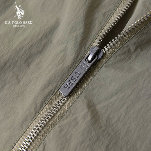 U.S. POLO ASSN. Jacket men's spring and autumn hooded casual jacket men's high-end outdoor windproof and waterproof sports top