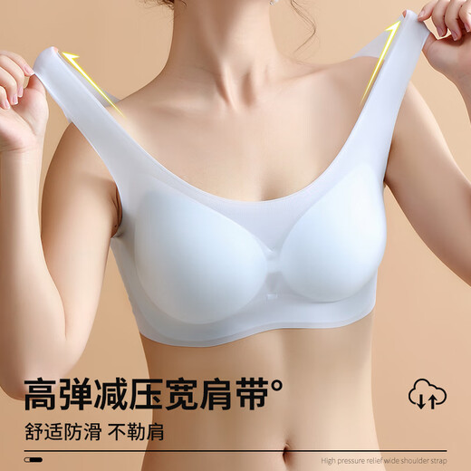 Katze Mann Frauen Markless Unterwäsche Frauen nonsteel-bh mit kleinen Brüsten mit Eisseiden Ultra-dünn Sportweste Schöne Rücken BH Haut Farbe xl
