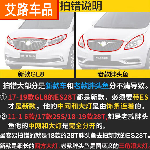 弗泽斯 适用于别克17-21款GL8防虫网艾维亚652T653T水箱防虫网中网 23款653T防虫网