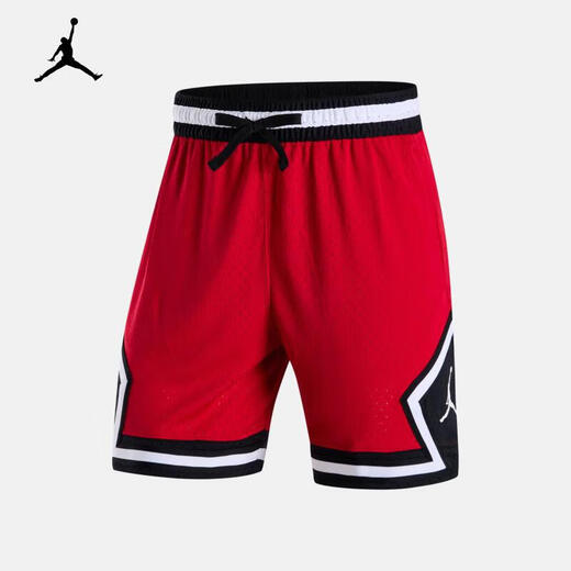 耐克（NIKE）男裤夏季新款运动裤跑步训练舒适透气健身休闲宽松短裤 DX1488-687/红色 L