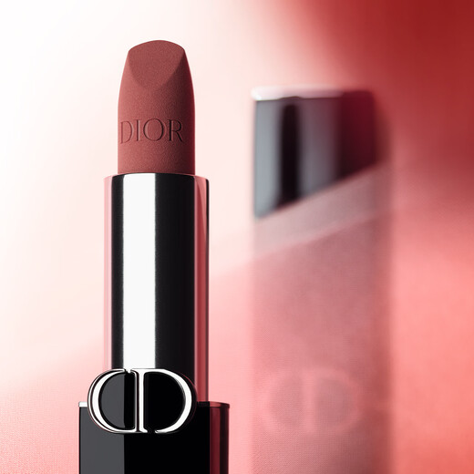 [99% new] Dior DIOR bright blue and gold lipstick brand new velvet mist 688 rose pink brown lipstick New Year gift birthday gift for women