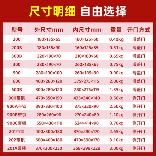 安保力科 监控防水箱室外户外防雨集中供电电源盒安防网络弱电设备配电箱180*130*65mm