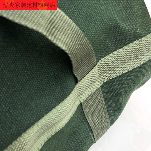 Vinoa Tool Bag Thickened Canvas Electrician Bag Customized Portable Auto Repair Tool Bag Hardware Storage Bag Multi-Function Bag 35*20cm (Canvas Round Bag)