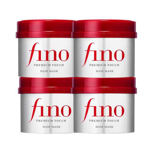 FINO芬浓 透润美容液发膜230g*4 修复干枯护发素改善毛躁柔顺光泽