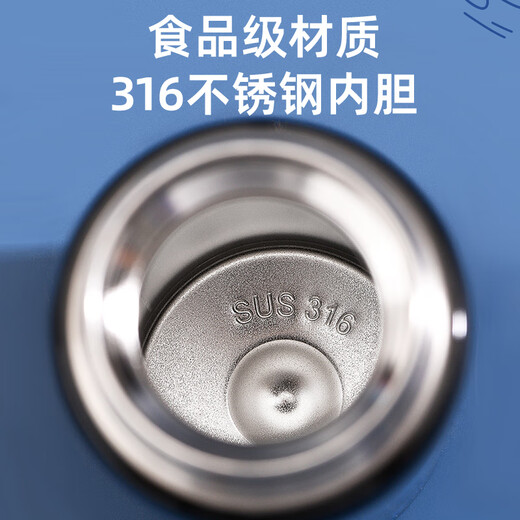 迪士尼（Disney）儿童保温杯 316食品级漫威男女童便携直饮水壶小学生上学喝水杯子 6296米奇白+杯套 520ml 升级双饮款 316不锈钢