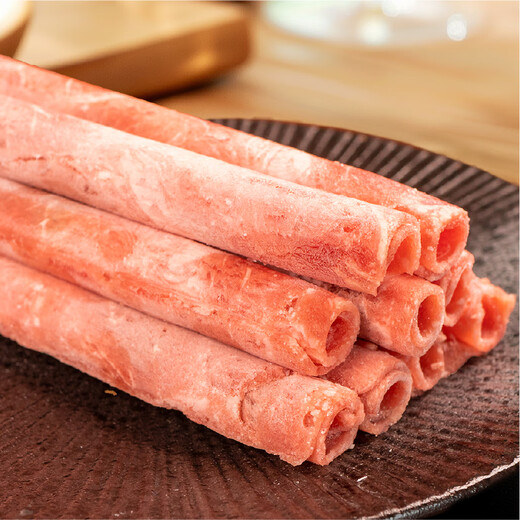 Oriental Harbor Imported Original Cut Beef Rolls Net Weight 2Jin Jin is equal to 0.5kg Beef Grain-fed Fatty Beef Rolls Hot Pot Ingredients BBQ Meat Ingredients 1kg