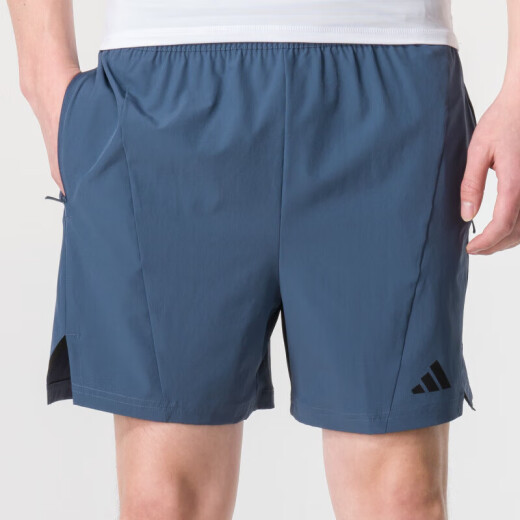 阿迪达斯 （adidas）短裤男裤2025夏季新款五分裤健身透气宽松休闲裤跑步训练运动裤 IS3833蓝色 XL 7