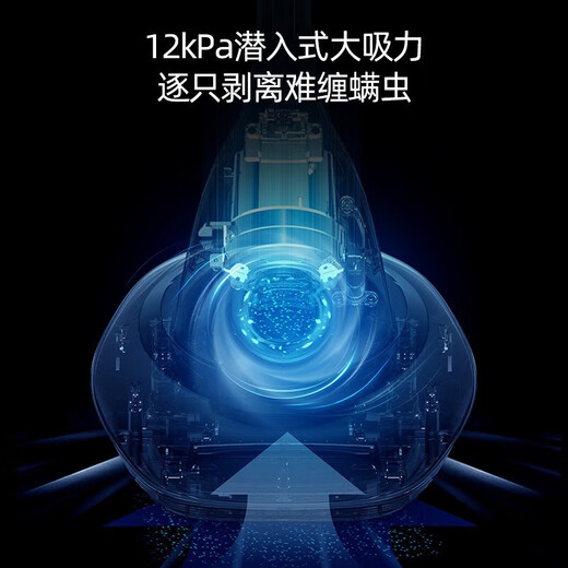 ApiYoo Trend Electric Light and Heat Dual Effect Mite Remover Dual Vibration Handheld Bed Mite Remover Household Vacuum Cleaner CM1000