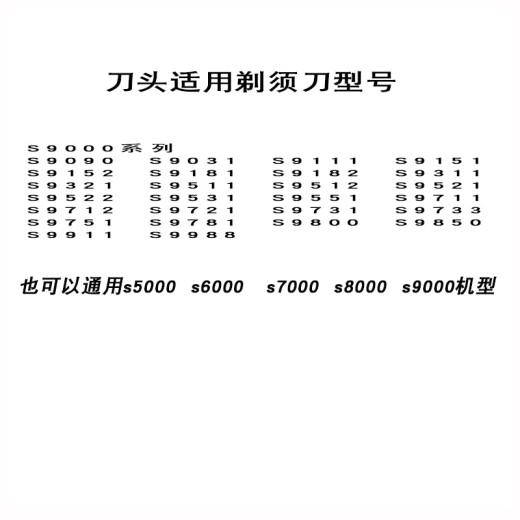 
Meihong adapts to Philips razor series 9000 blade blade sh90s9731s9031s9000 machine head Sandao3.com