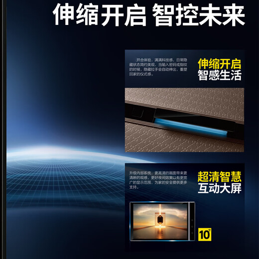 帝卡西DKX-盛世流光2050*960防盗门安全门入户门智能门轻奢户门