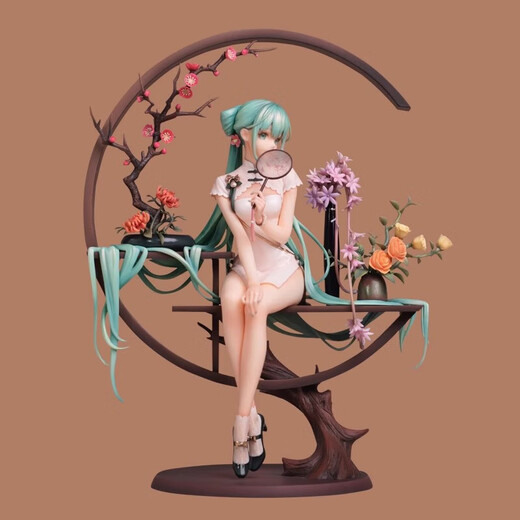 Babe Ai Hatsune Miku Miku figure peripheral miku beautiful girl two-dimensional model chassis ornaments for friends birthday gifts Shaohua Hatsune [25cm]