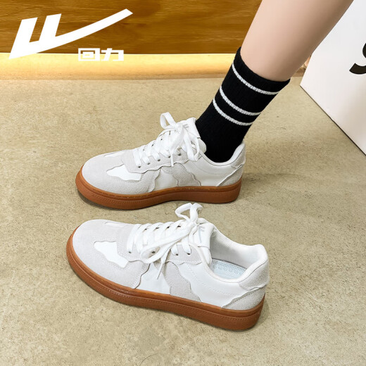 Warrior casual shoes for women, retro moral training shoes, comfortable and versatile sneakers for women, 2505L beige gray 40