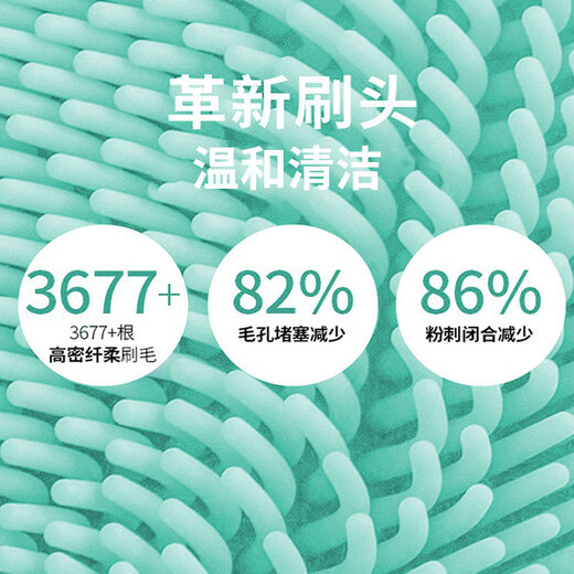 KETRINA Electric Liquid Silicone Face Washer Ultrasonic Multi-Function Cleanser Women's Clean Pores Blackhead Facial Massage Face Wash Brush Noble Purple