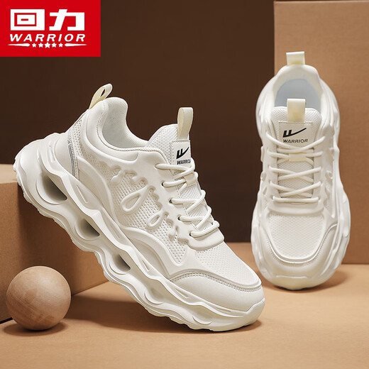 
Warrior casual men's shoes mesh dad shoes men's height-enhancing versatile sports shoes men 3893 beige 43