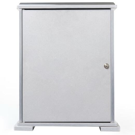 Hermle Clocks欧式轻奢金属座钟客厅桌面装饰台式时钟家用赫姆勒钟表HD-QT203 铝制银色（QT207B）