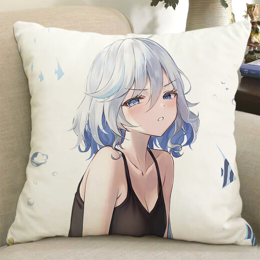 Chuangjingyi Select Funina Pillow Peripheral Pillow Original God Water God Funina God of Justice Doll Doll Second Dimension Birthday 4 35x35cm Mini_Skin-Friendly Baby Velvet