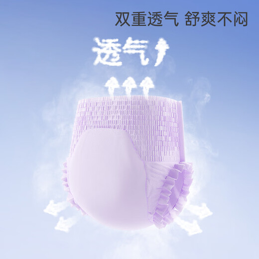 Zichu Silk Pajama Hosen Nacht Verwenden Sie Hosen Stylische Serviette Mutterschaft Tante große Nacht Zugangshose Frauen Menstruation 18 Stück xl