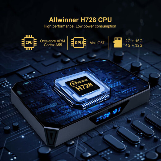 AIRWORLD新品安卓14机顶盒 X96Q PRO+ H728 外贸电视盒子8k千兆网络WIFI6 4GB 64GB+蓝牙遥控器 国内版本